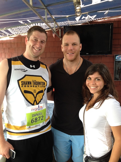 shawn thornton and marathon runners